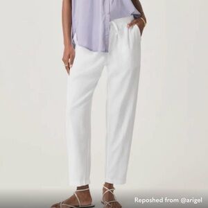 Splendid White Straight Leg Pants